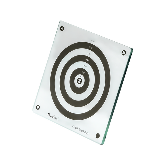 Glass Concentric Circle Calibration Target (76x76mm) CT20040101
