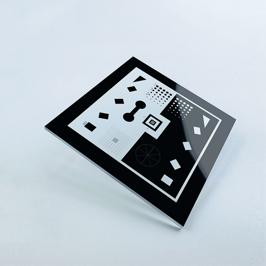 10x10mm/10x10 Net Grid,2x2mm/20x20 Net Grid Manufacturing Precision ±0.5μm Glass Multi-Pattern Calibration Target (64x64mm) CT20040103