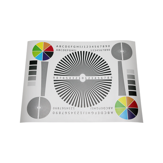 Reflective Lens Focusing Test Card (800x600mm) CT20071401