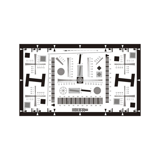 Wavelength 850-940nm 4000-Line Resolution Test Chart (1500x870mm) CT20071403