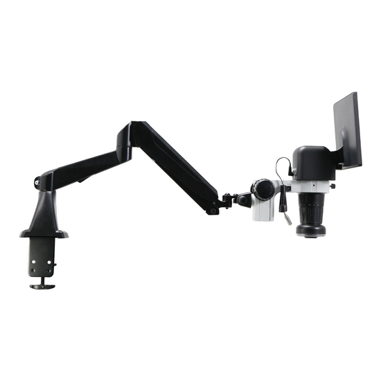 17.2-110.5X 8.3 Megapixels CMOS LED Reflection Light Pneumatic Arm Digital Microscope DM02080107