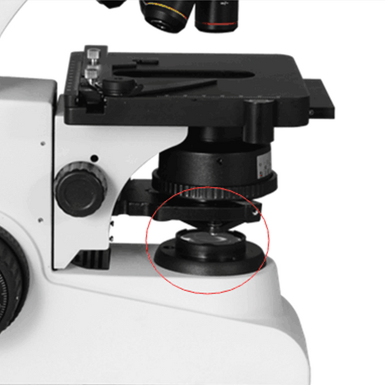 Simple Rotating Polarizer & Analyzer Kit for Compound Microscopes