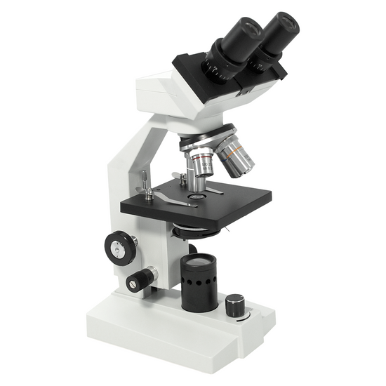 40X-1000X Biological Compound Microscope, Binocular, LED Light, Brightfield, 10X Pointer Eyepieces