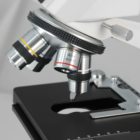 40X-1500X Biological Compound Laboratory Microscope, Trinocular, Halogen Light, XY Stage