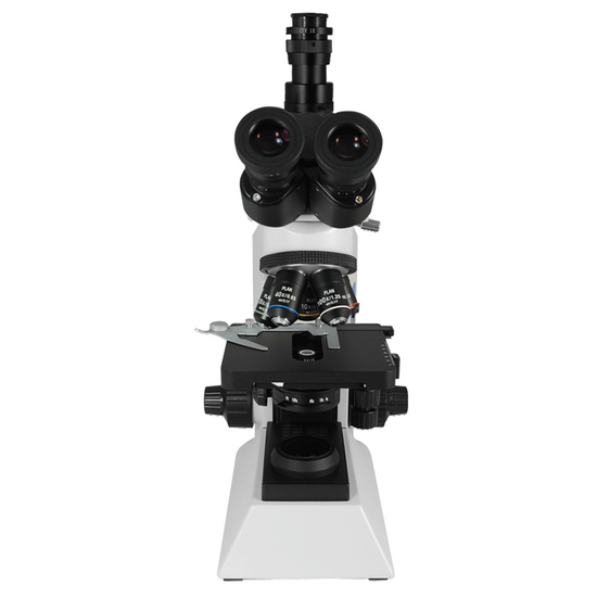 40X-1000X Biological Compound Laboratory Microscope, Trinocular, Halogen Light, NA 1.25 Abbe Condenser