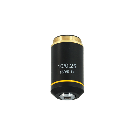 10X Achromatic Microscope Objective Lens Working Distance 1.5mm