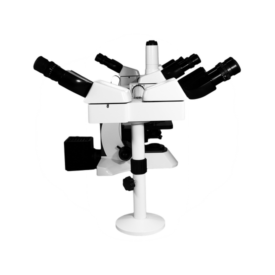 40X-1000X Five Head Multiview Teaching Biological Compound Microscope, Trinocular, Halogen Light