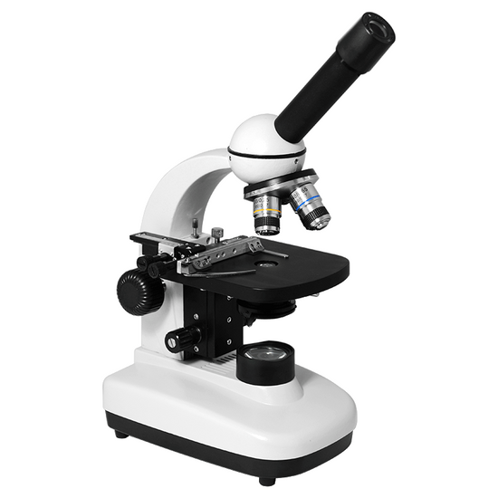 40X-1000X Biological Compound Microscope, Monocular, LED Light