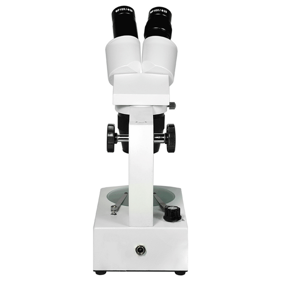 20X/40X Widefield Stereo Microscope, Binocular, Track Stand, LED Top and Bottom Light, Bright Field