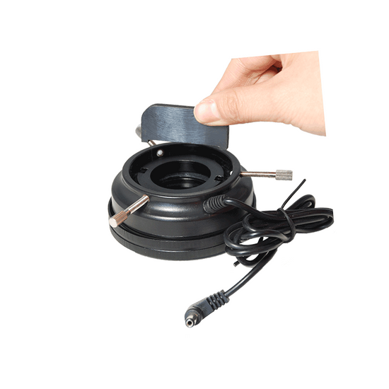 Simple Rotating Polarizer & Analyzer Kit for LED Microscope Ring Light