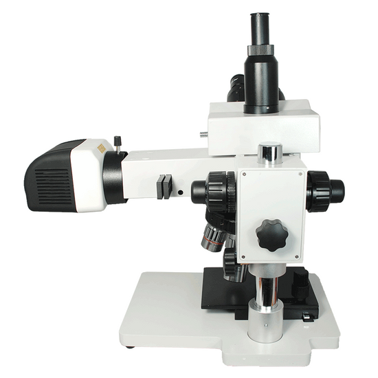 50X-500X Metallurgical Microscope, Trinocular, LED Light, Bright Field + Polarizing Kit