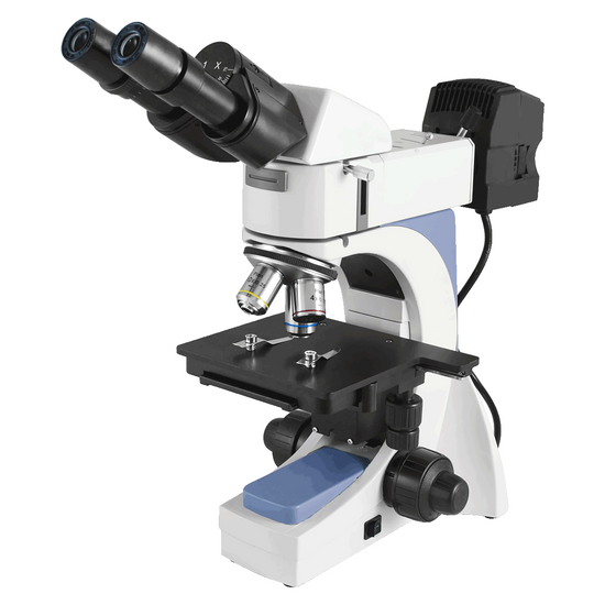 40X-400X Metallurgical Microscope, Binocular, Halogen Light, Bright Field