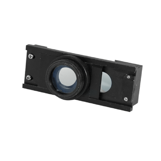 3D Rotary Observation Lens Attachment for Microscope Objective, 360 Degree View, 35 Degree Angle Converter