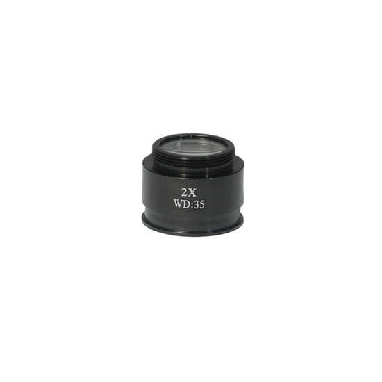 2X Achromatic Microscope Objective Lens for MZ0801 Video Zoom Microscope 20.3mm, 4/5in.