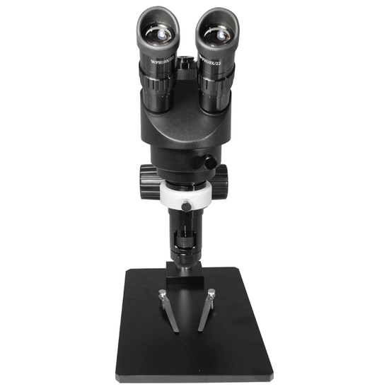 15X-100X Industrial Inspection Video Zoom Microscope, Trinocular, Post Stand