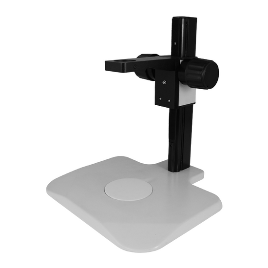 Microscope Track Stand, 39mm Coarse Focus Rack