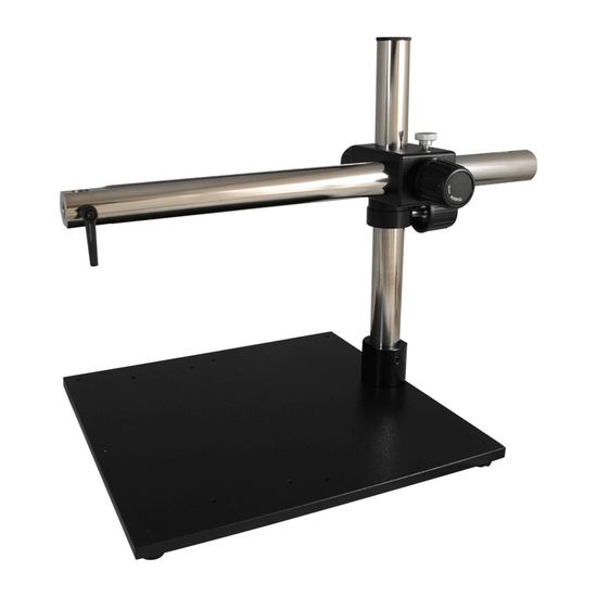 Microscope Boom Stand, Single Arm, Extra Heavy Duty Base