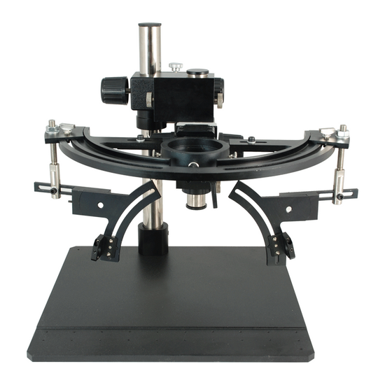 Multifunction Microscope Stand, 76mm Coarse Focus Rack