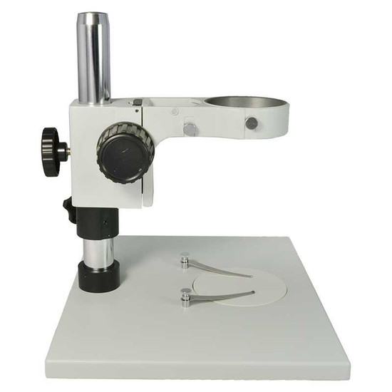 Microscope Post Stand, 76mm Coarse Focus Rack, Large Base