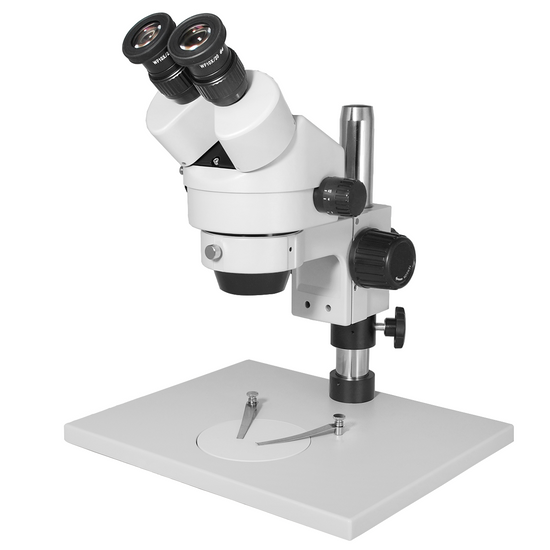 7X-45X Widefield Zoom Stereo Microscope, Binocular, Post Stand (Height 280mm)