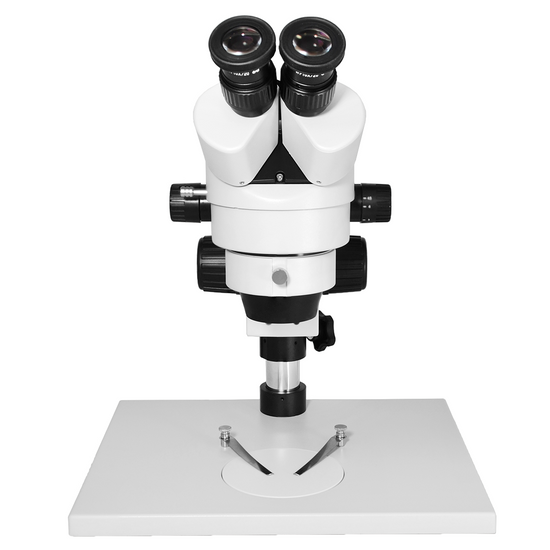 7X-45X Widefield Zoom Stereo Microscope, Binocular, Post Stand (Height 280mm)