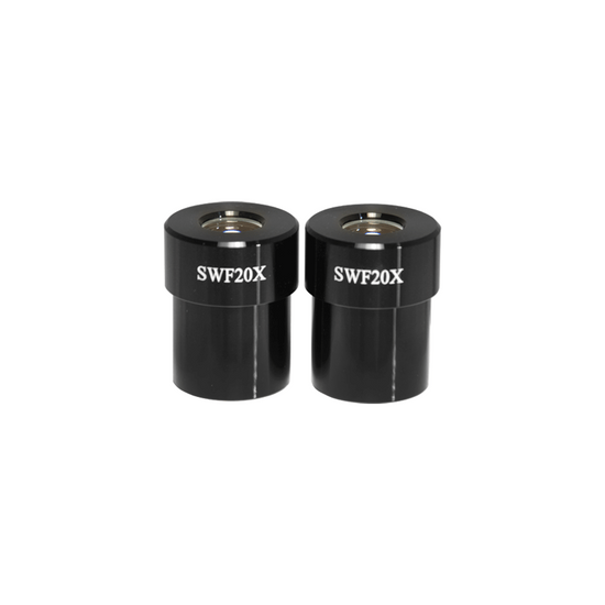 SWF 20X Super Widefield Microscope Eyepieces, 30mm, FOV 14mm (Pair)