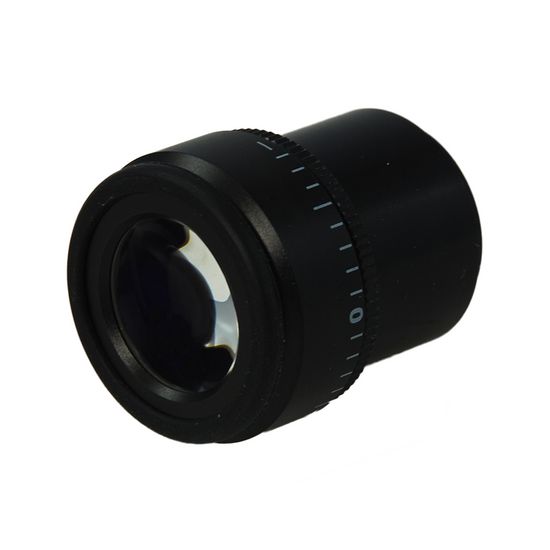 WF 20X Widefield Focusable Microscope Eyepiece with Reticle, Cross Line, High Eyepoint, 30mm, FOV 12.5mm, Adjustable Diopter (One)