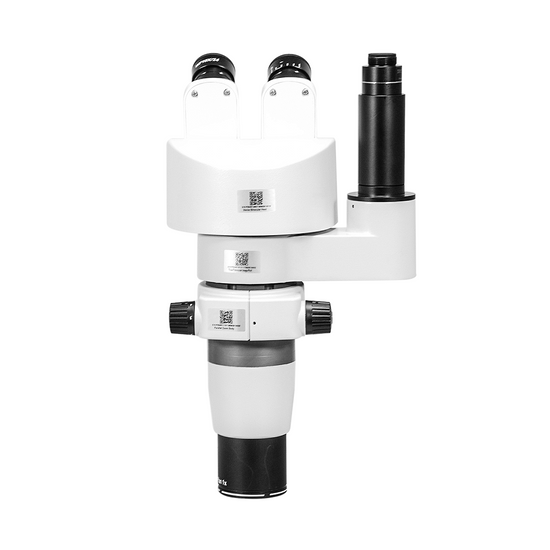 8-50X Parallel Zoom Stereo Microscope Head, Trinocular, Adjustable Eyetube Angle 0-35 Degrees with Focusable Eyepieces PZ04011132