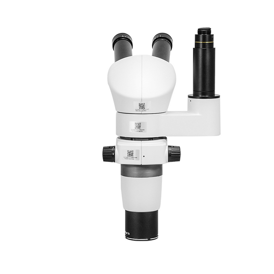 8-65X Parallel Zoom Stereo Microscope Head, Trinocular, Eyetube Angle 20 Degrees with Focusable Eyepieces PZ04011231