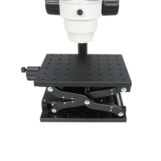 120mm Travel Z-Axis Manual Lift Mechanical Microscope Stage