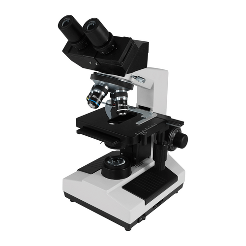 Microscope Binoculaire, Microscope Composé de Laboratoire - Double Led/10  Spécimens, Microscope Optique Binoculaire HD pour Laboratoire