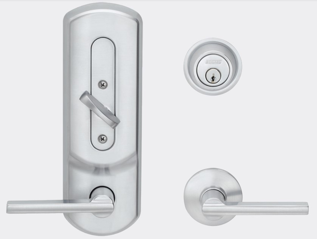 Schlage S200 Series, Interconnected Lock, Single Cylinder in Bright Brass  Finish