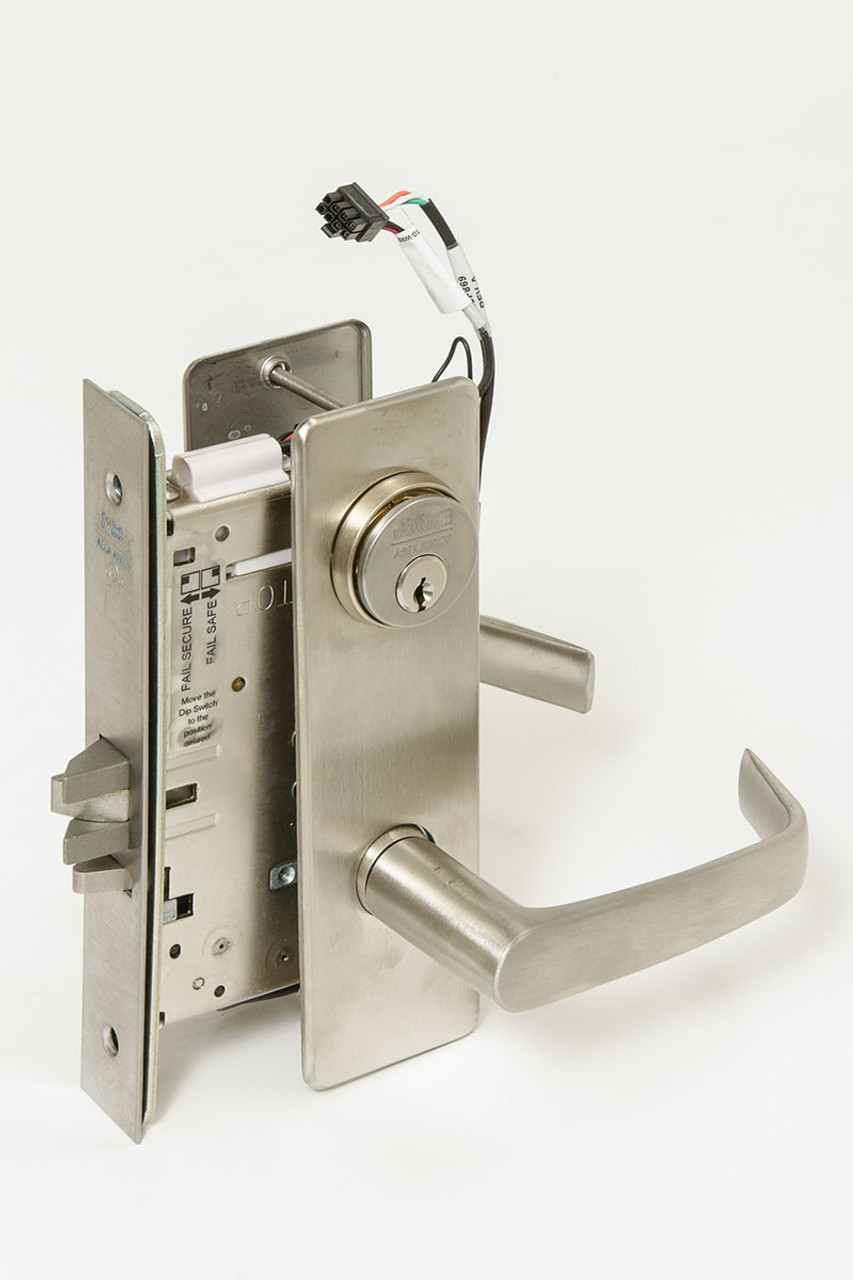 Corbin Russwin ML20600 NAC Series Electrified Mortise Lever Lock w/ High Security Monitoring & VN Escutcheon Status Indicator