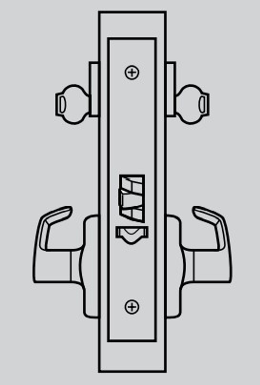 Corbin Russwin ML2042 Heavy Duty Mortise Lockset, Trim Kit ONLY, Entrance/Public Restroom (F09) Function