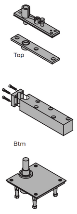 Ives 7259, Center Hung Pivot Set, 1000lbs