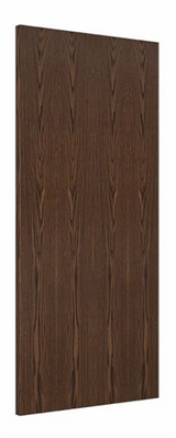 Wood Door 3'-0" x 6'-8", Plain Sliced Red Oak, Prefinished Cocoa Bean