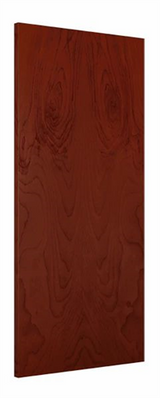 Wood Door 3'-0" x 7'-0", Rotary Natural Birch, Prefinished Saffron