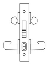Sargent 8200 Series Heavy Duty Mortise Lockset, Store Door (8248) Function