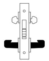 Sargent 8200 Series Heavy Duty Mortise Lockset, Institutional Deadbolt (8252) Function