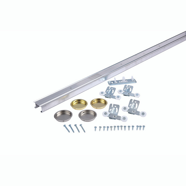 NGP SLAL250PD Pocket Door Frame Kit, Top Mount Track System, Aluminum