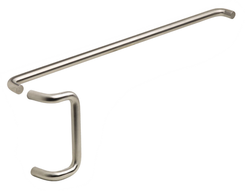 Ives 9100HD Solid Push Bar & 8190HD Offset Pull, 1" Round