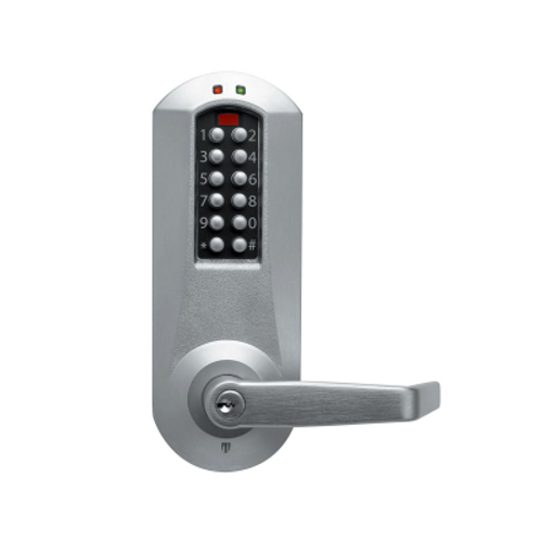 Dormakaba's E-Plex E5030/5050 Electronic Cylindrical Lock, 100 Access Codes, 3,000 Audit Events