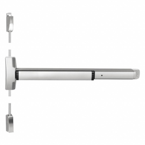 Yale 6100 Series Wide Stile Surface Vertical Rod Exit Device, Heavy Duty