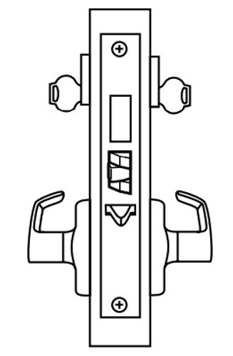 Corbin Russwin ML2072 Heavy Duty Mortise Lockset, Trim Kit ONLY w/ Indicator, Classroom Intruder Function