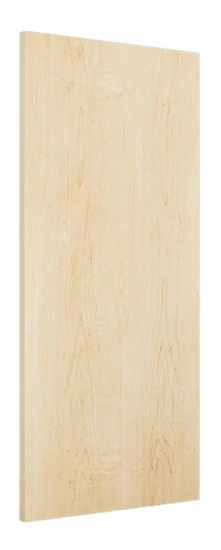 Wood Door 3'-0" x 7'-0", Plain Sliced White Maple, Prefinished Clear