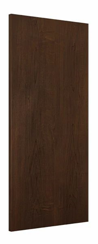 Wood Door 3'-0" x 7'-0", Plain Sliced White Maple, Prefinished Cocoa Bean