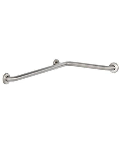 Bobrick B-6861 Two-Wall Shower Grab Bar, 1-1/2" Tube