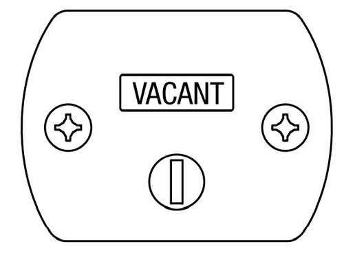 Corbin Russwin Sectional Trim Indicator, Non-Keyed Function, for ML2000 Series