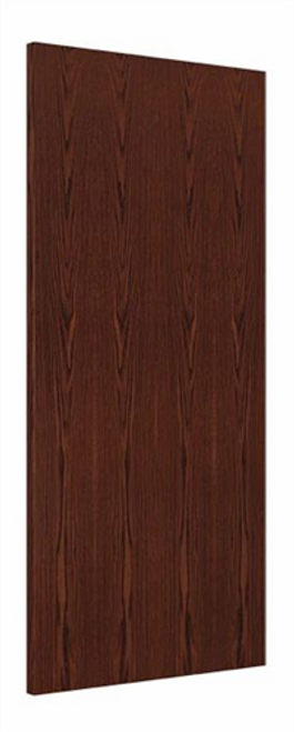 Wood Door 3'-0" x 6'-8", Plain Sliced Red Oak, Prefinished Espresso