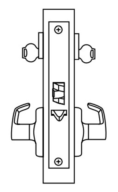 Corbin Russwin ML2052 Heavy Duty Mortise Lockset, Trim Kit ONLY, Classroom Intruder (F32) Function